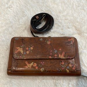 Patricia Nash Leather pocketbook with strap